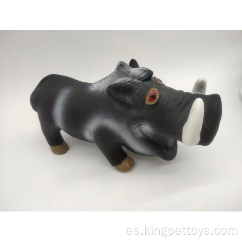 Cerdo de juguete de mascota de látex interactivo